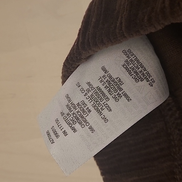 NWT Quaker Factory Vintage Inspo Brown Courduroy Pull-on Pants with Back Pockets - Picture 11 of 15